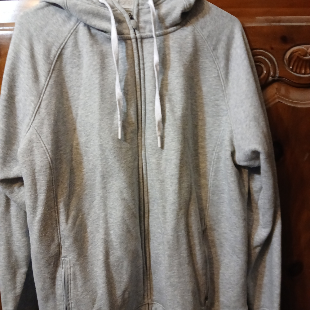 tek gear Gray Full-Zip Hooded Jacket